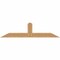 Ekena Millwork Portland Smooth Timber Gable Bracket, Western Red Cedar, 72"W x 18"H x 1 1/2"D x 5 1/2"F, 6/12 Pitch GBW072X18X0206POR00SWR - alternate 1